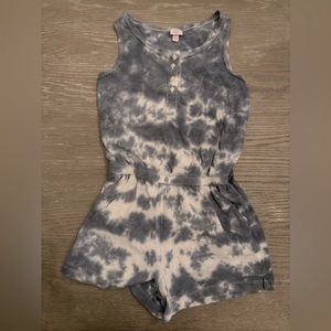 Girls ‘More than Magic’ romper. Size LG. Sleeveless, racerback, shorts.